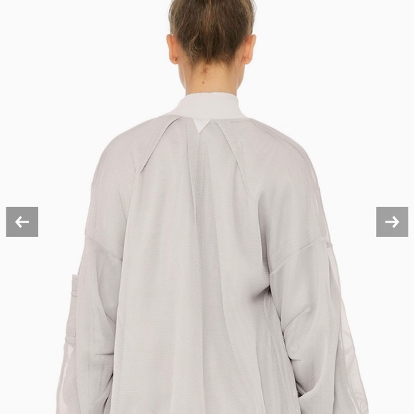 Álo Field Bomber Jacket in dove gray. - Picture 4 of 11
